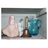 BRASS BELL, 2 PITCHERS, TIMER ETC
