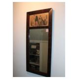 WALL MIRROR WITH PRINT