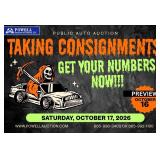 NOW TAKING CONSIGNMENTS!!