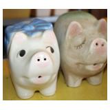 American Bisque Snooty Pig Ceramic Coin Banks