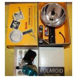 Kodak Standard Flasholder & Polaroid Flashgun #268