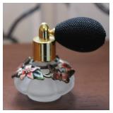 Murano Frosted Glass Perfume Atomizer Bottle