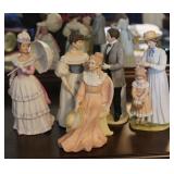 HOMCO Porcelain Victorian Figurines