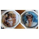 (2) Franklin Mint Princess Diana Decor Plates