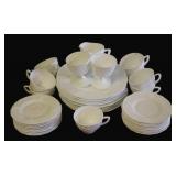 36pc. Harvest Grape Vine Milk Glass Dish Set
