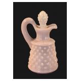 Fenton Hobnail Milk Glass Cruet