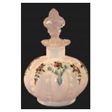 Fenton Beaded Melon Opalescent Perfume Bottle