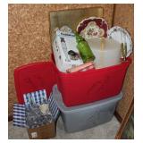 Large Collection of Kitchen Dishes and Decor