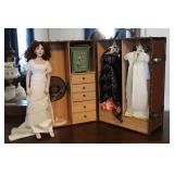 Franklin Mint Titanic Rose Doll & Waredrobe Set