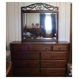 Ashley Furniture Wyatt 9 Drawer Dresser w/ Mirror