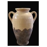 2- Toned Tuscan Style Ceramic Olive Jar