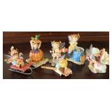 (6) The Little Kitchen Fairies Figurines