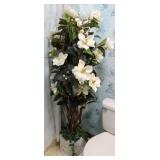 Faux White Magnolia Tree