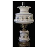 Quoizel Abigail Adams Milk Glass Hurricane Lamp