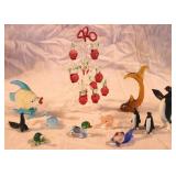 Hand Blown Lampwork Glass Miniature Figurines