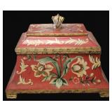Wilbert Red Flora Cremation Urn