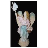 Premier Collection Angel Holding Dove & Basket
