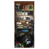 Gardening Supplies w/ Metal Storage Shelf