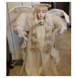 Porcelain Christmas Angel Doll