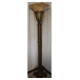 Spanish Revival Style Torchiere Floor Lamp