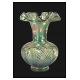 Fenton Art 95th Ann. Iridescent Sea Mist Vase