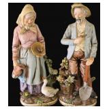 Homco Collection # 8816 Ceramic Elderly Farmers