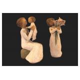 (2) Willow Tree Figurines Demdaco Susan Lordi