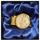 Walking Liberty Half Dollar Money Clip