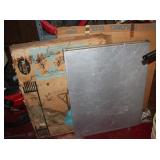 (2) Metal Wallace w/ Cosco Folding Tables