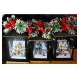 Thomas Kinkade Sparkle of the Season Lantern Set