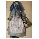Apple Head American Folk Art Doll
