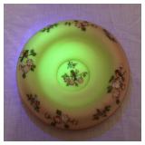 Fenton Burmese Hand Painted Custard Glass Bowl