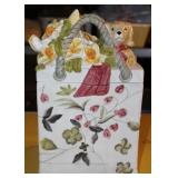 WCL Shopping Bag Ceramic Cookie Jar/ Canister