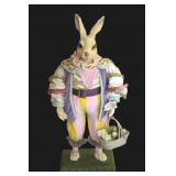 Victorian Style Decorative Standing Easter Bunny