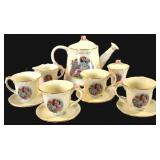 11pc Danbury Mint Shirley Temple Tea Set