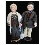 Goldenvale Grandma & Grandpa Porcelain Dolls