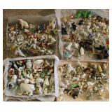 Large Collection of Miniature Porcelain Figurines