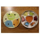 Inside Out Hearts Tea Cup & Saucer Set