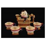 Department 56 Storybook Humpty Dumpty Tea Set