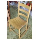 Wooden Ladder Back Rocking Chair