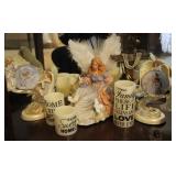 Fiber Optic & Ceramic Angels w/ Candles Collection