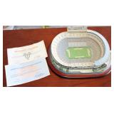 Danbury Mint Neyland Stadium Miniature Replica