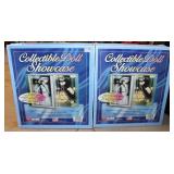 (2) Collectible Doll Showcases