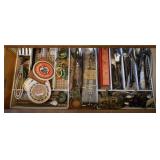 GROUPING: PLACE MATS, FLATWARE, ETC.