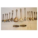 GROUPING: STERLING SILVER UTENSILS
