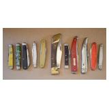 GROUPING: POCKET KNIVES - 11 PCS.