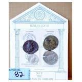 SET II THE ROMANS IN BRITAIN - ROMAN COINS - 4