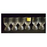 SET OF 6 CRYSTAL GLASSES