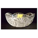 8" CUT CRYSTAL BOWL