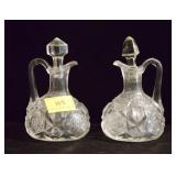 2 VINEGAR CRUETS